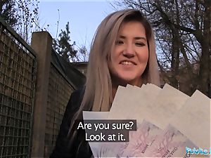 Public Agent super-cute Russian Lee Anne enjoys fuck-a-thon for cash